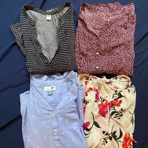 Old Navy Women’s Tops XL & L Lot of 4
